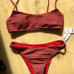 NWT red Kendall and Kylie swim suit from pacsun